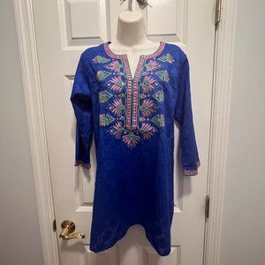 SULU Collection size 6 embroidered tunic